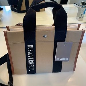 NWT RUE De VERNEUIL XS Tote. Comes with detachable Crossbody strap.